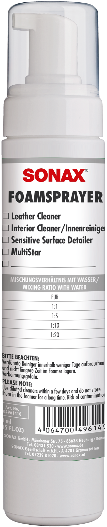 SONAX 04961410-foamsprayer  