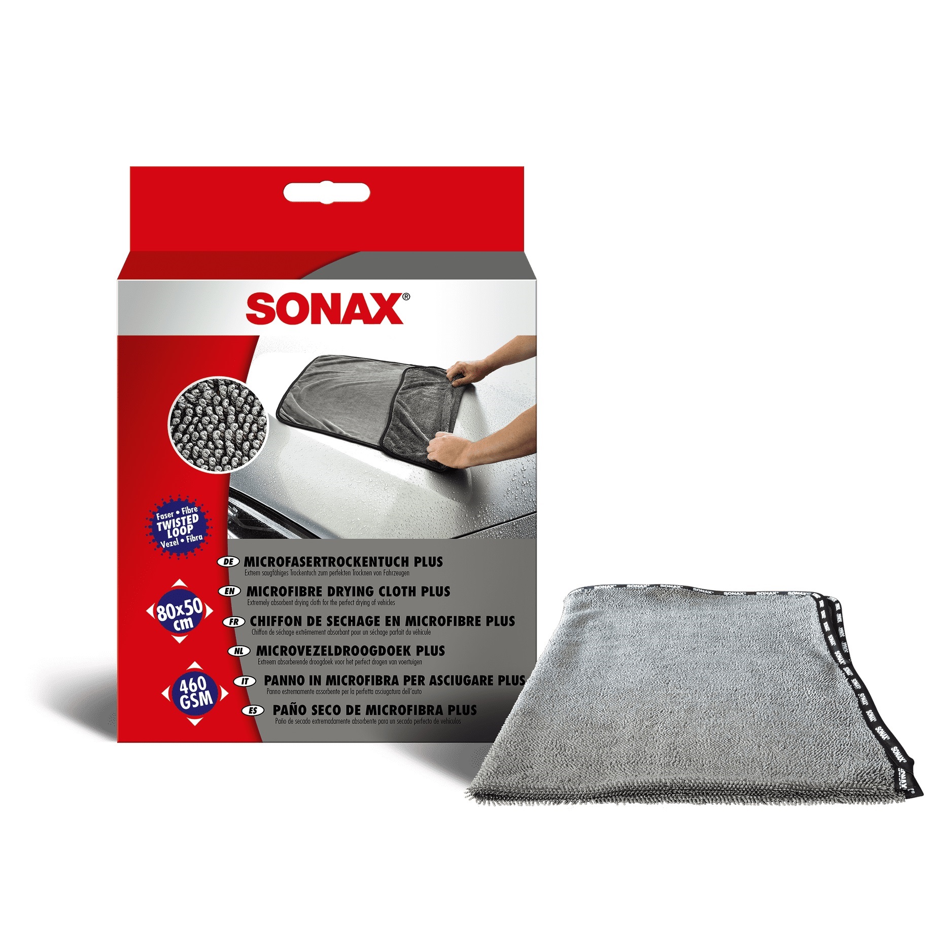 SONAX Microfibre Drying Cloth Plus (80x50cm)
